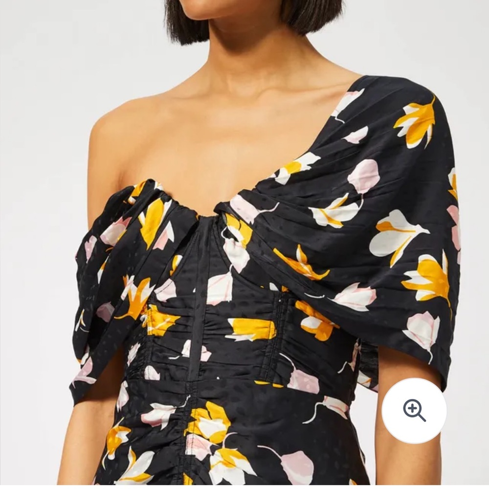 Self-Portrait Black Floral Maxi Dress - Picture 2 of 13